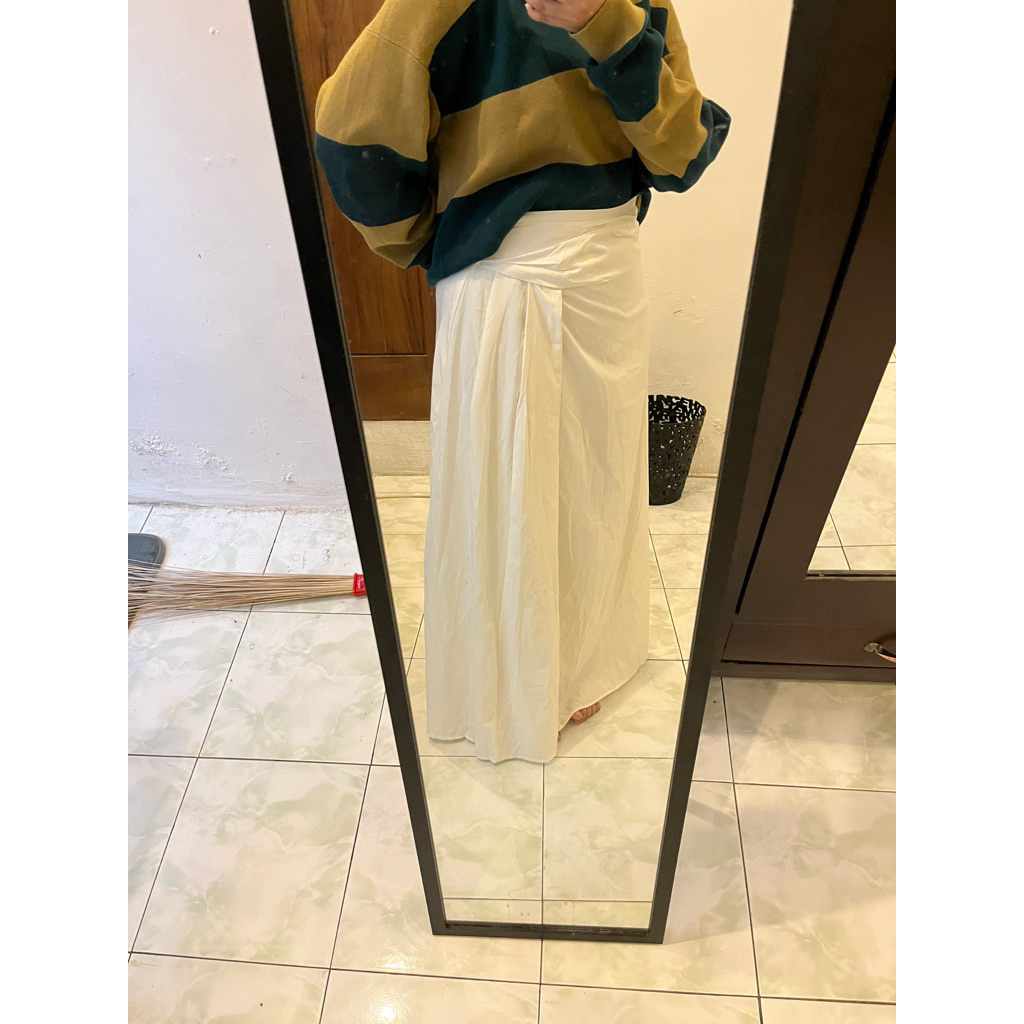 rok linen aprikot preloved