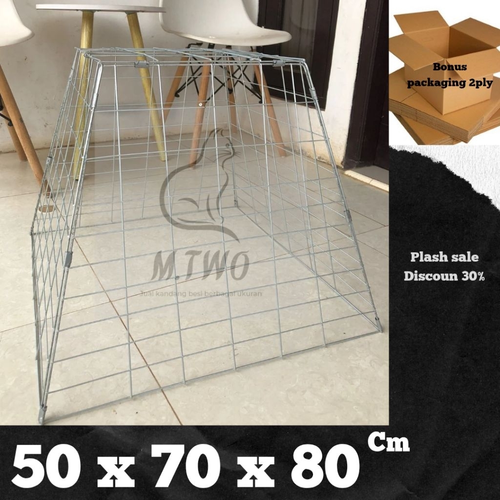 KANDANG AYAM LIPAT JUMBO MODEL PIRAMID MURAH