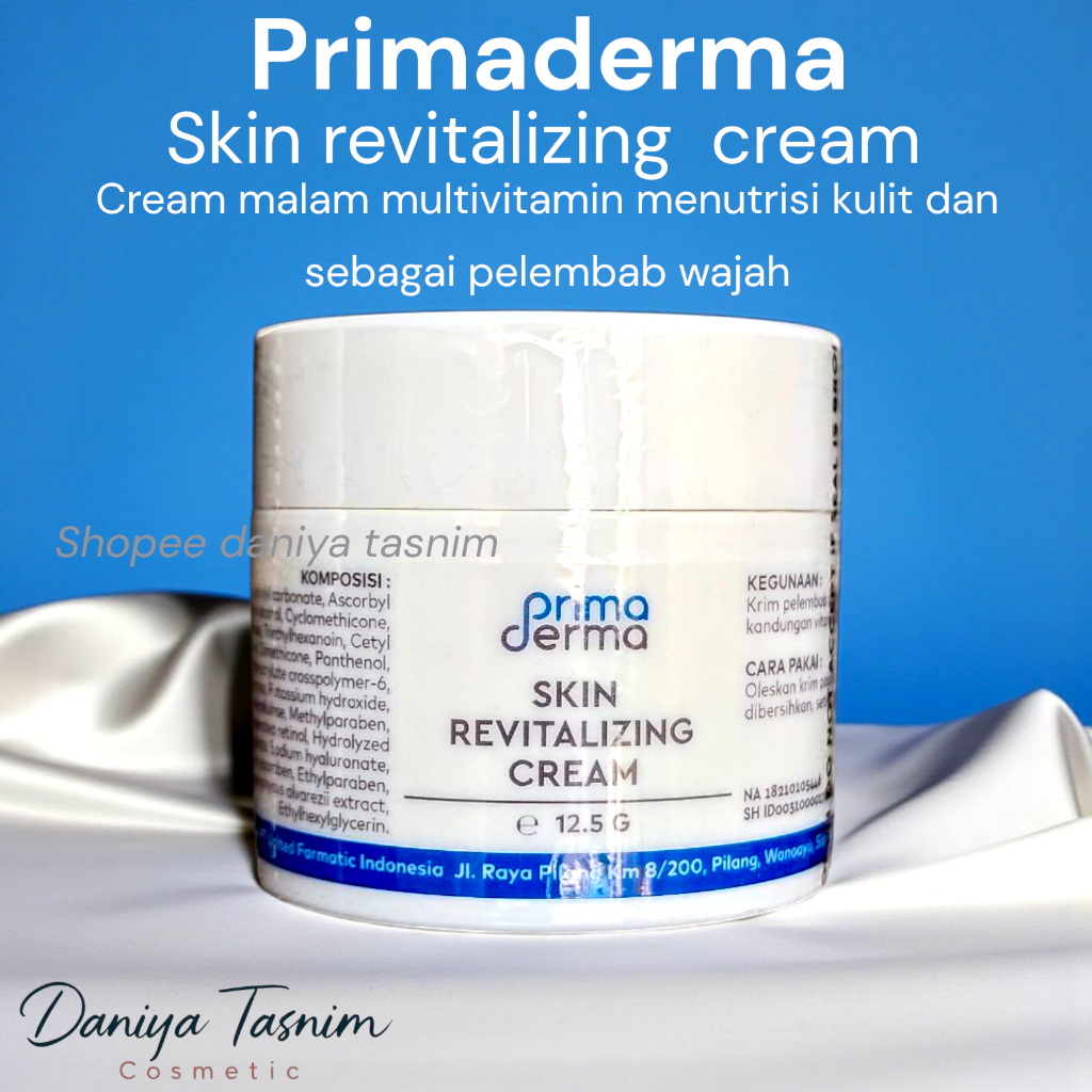 SKIN REVITALIZING CREAM PRIMADERMA ORIGINAL Cream Malam untuk perawatan skin barier dan Anti Aging