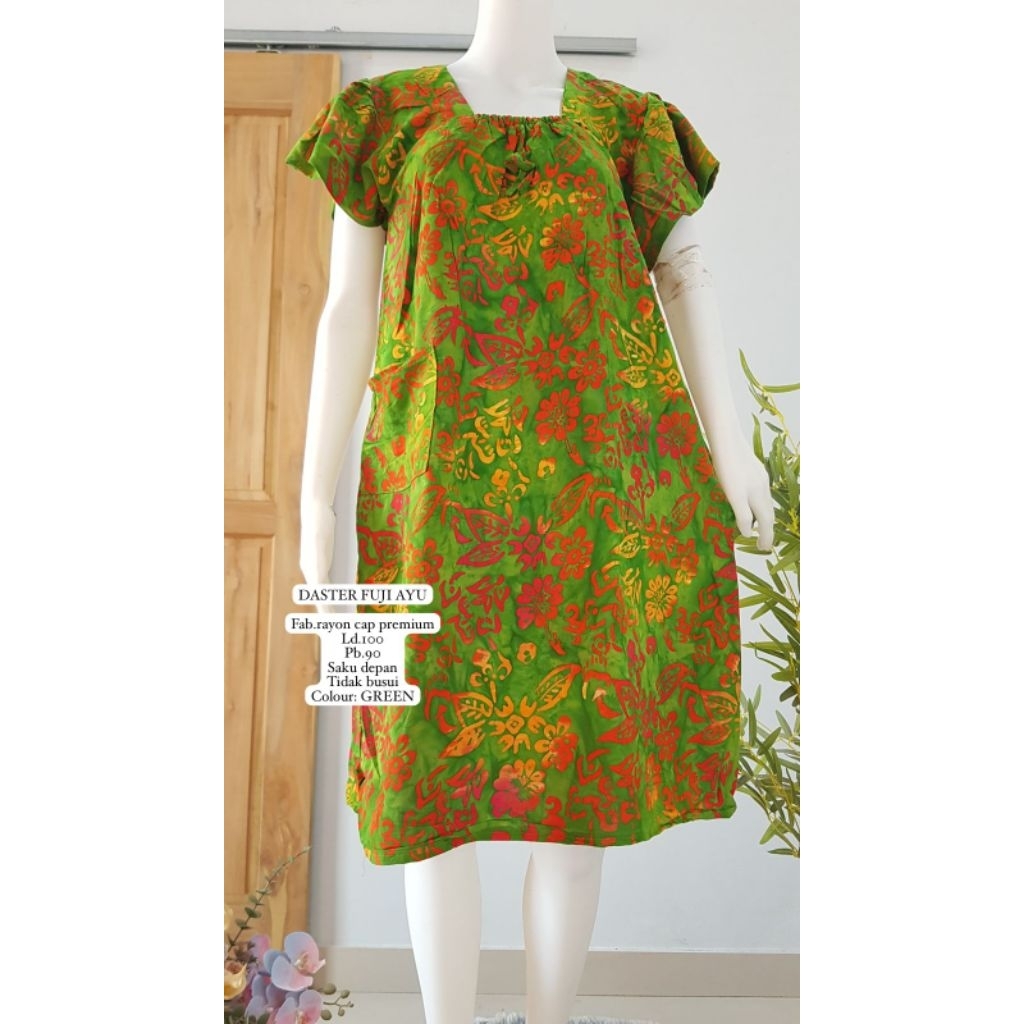 FUJI AYU ABG homewear daster rayon daster remaja daster klok cap premium wanita santai nyaman dipaka