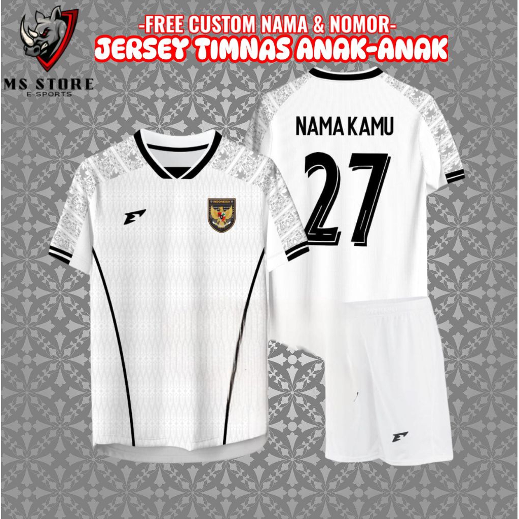 Baju timnas indonesia anak anak