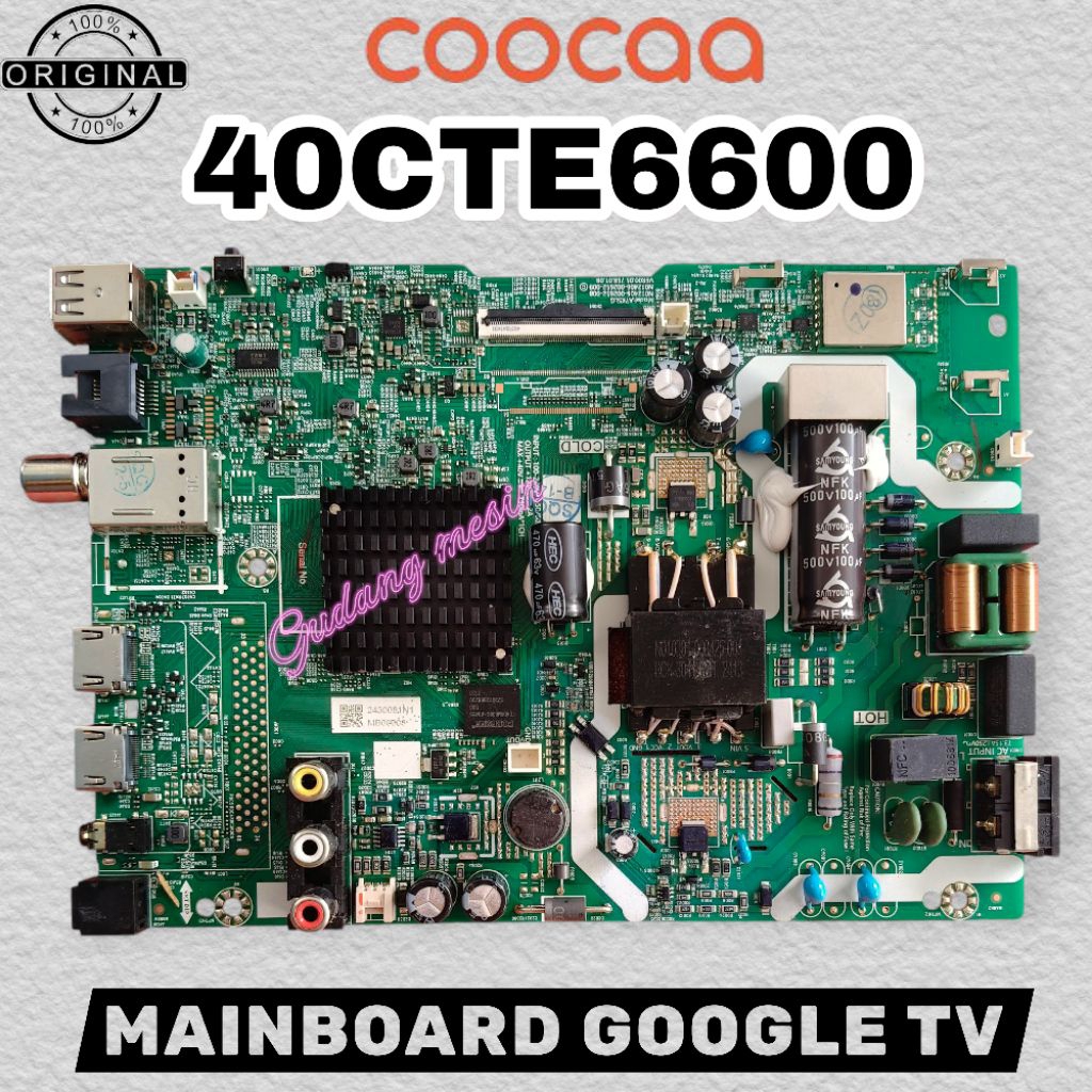 MB TV COOCAA 40CTE6600 / MAINBOARD TV COOCAA 40CTE6600 / MODUL TV COOCAA 40CTE6600 / MESIN TV COOCAA