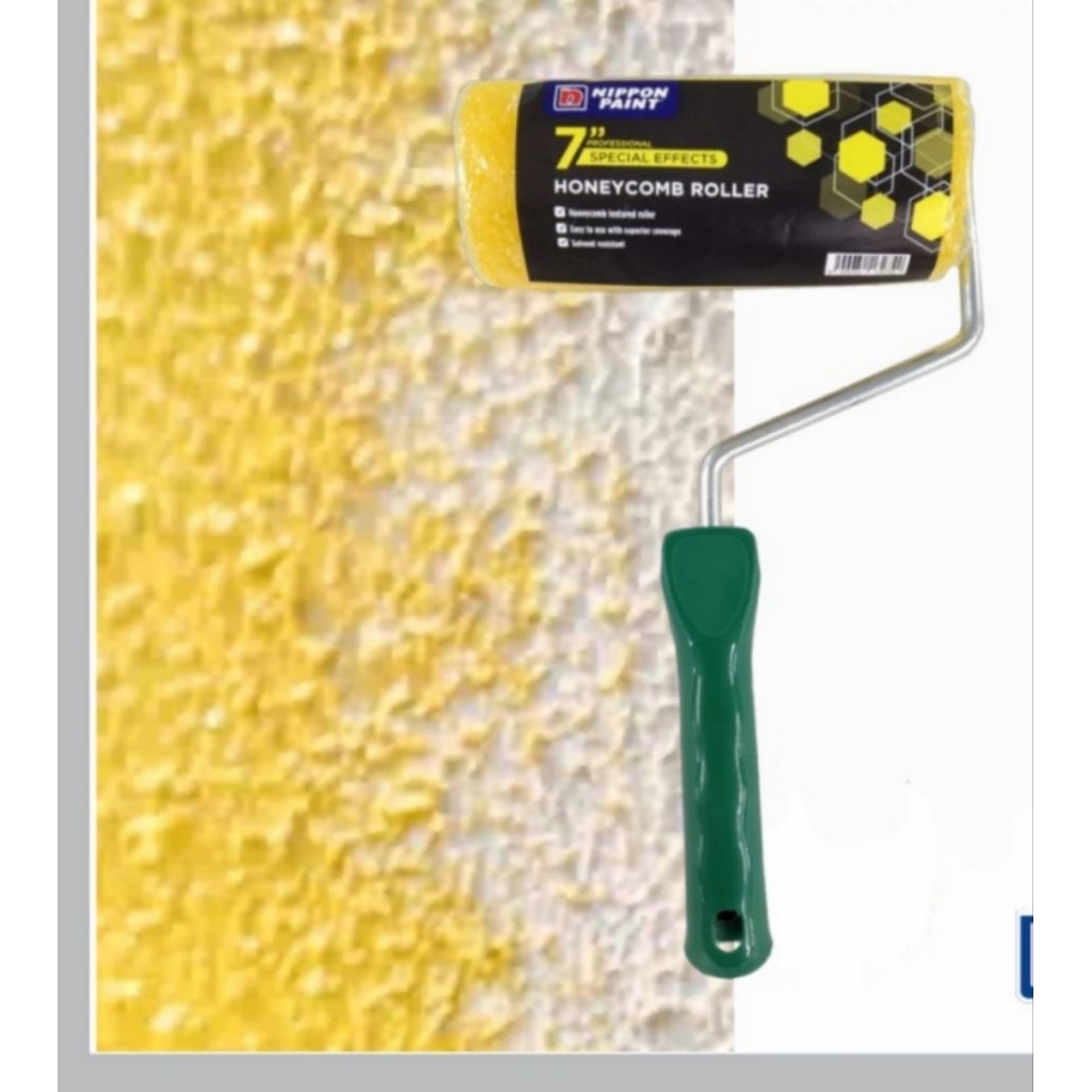 kuas cat Roller Texture Honeycomb 7 inch tekstur kamprot