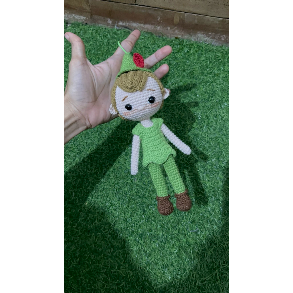 Cute Keychain |  Peter pan Crochet | Keychain Amigurumi | Gantungan Kunci Rajut | Boneka Rajut termu