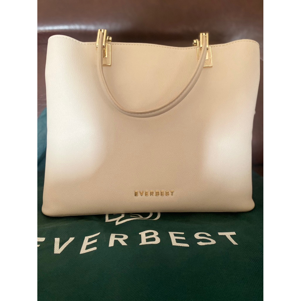 tas wanita warna cream