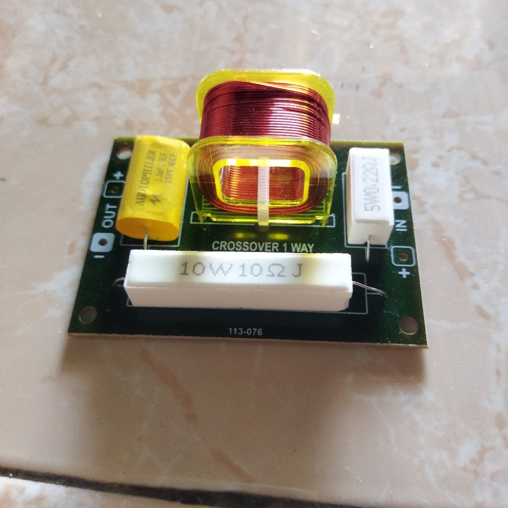 CROSSOVER PASIF 1WAY Khusus Tweeter - Cros pasif 1way tweeter high