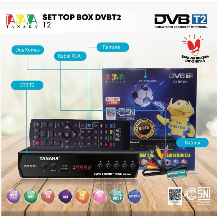 PROMO MURAH STB TANAKA METAL V2 SET TOP BOX DIGITAL TANAKA METAL V2 DVBT2