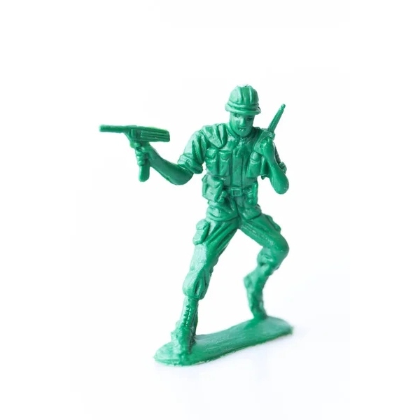 Mainan Tentara Mini Hijau / Miniatur Prajurit Plastik untuk Anak