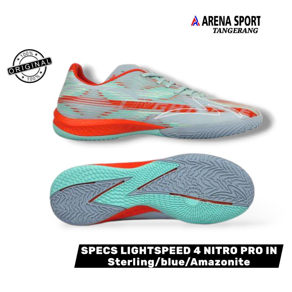 Sepatu Futsal Specs Accelerator Lightspeed 4 Nitro Pro IN