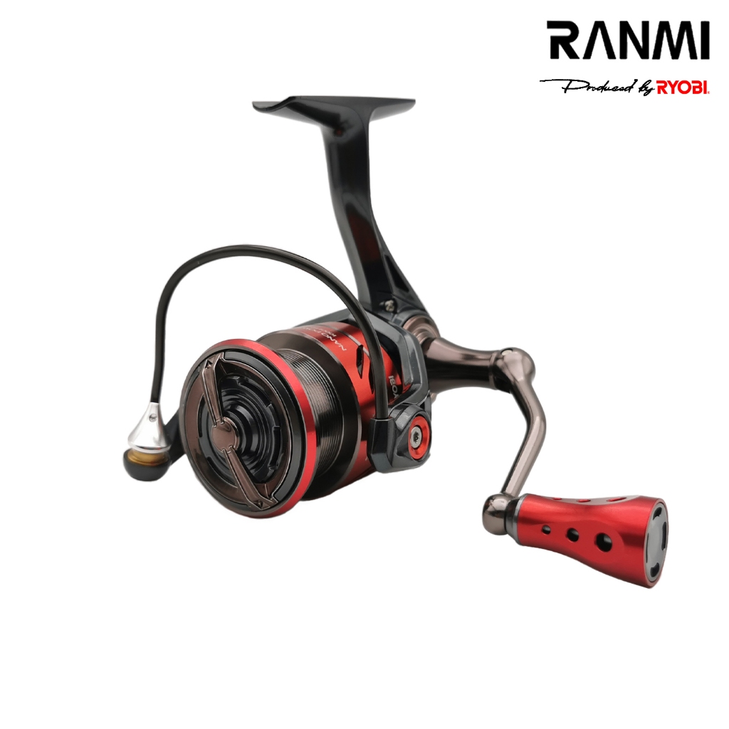 RANMI NANO POWER HP 1000 - 5000 Spinning Reel CNC Screw In Handle Gear 5.2:1 Drag Kuat