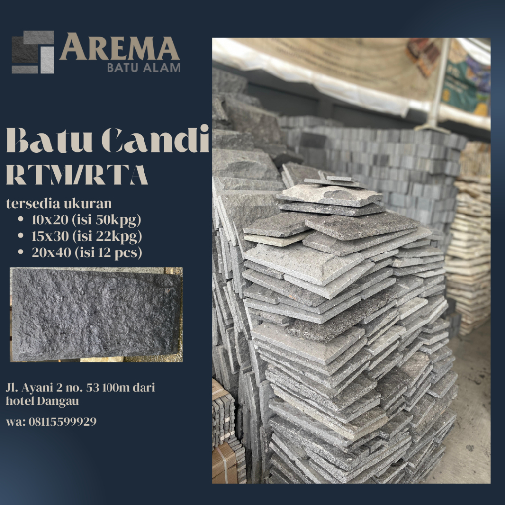 Batu alam Candi RTA