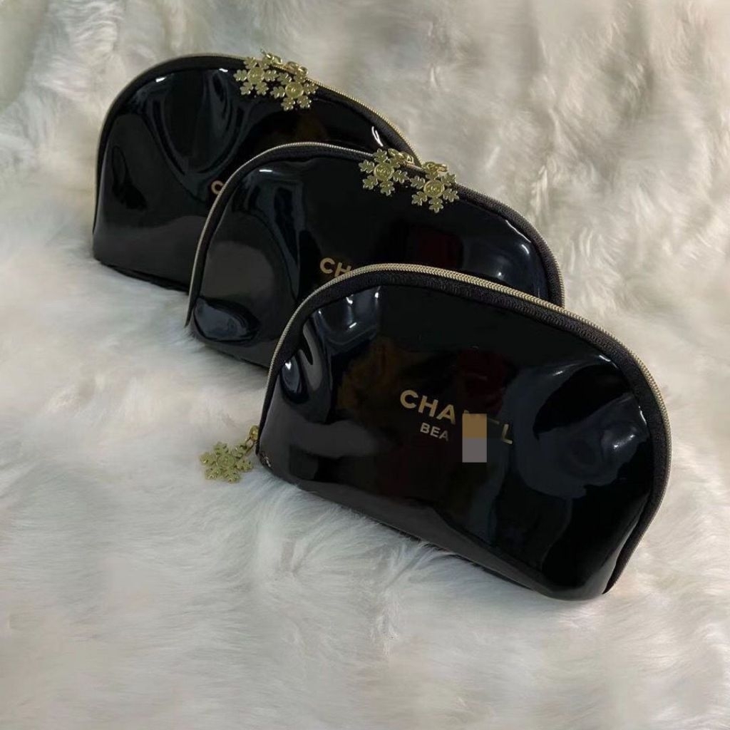 Ch PVC Makeup Skincare Cosmetic Bag Tempat Makeup Skincare Pouch