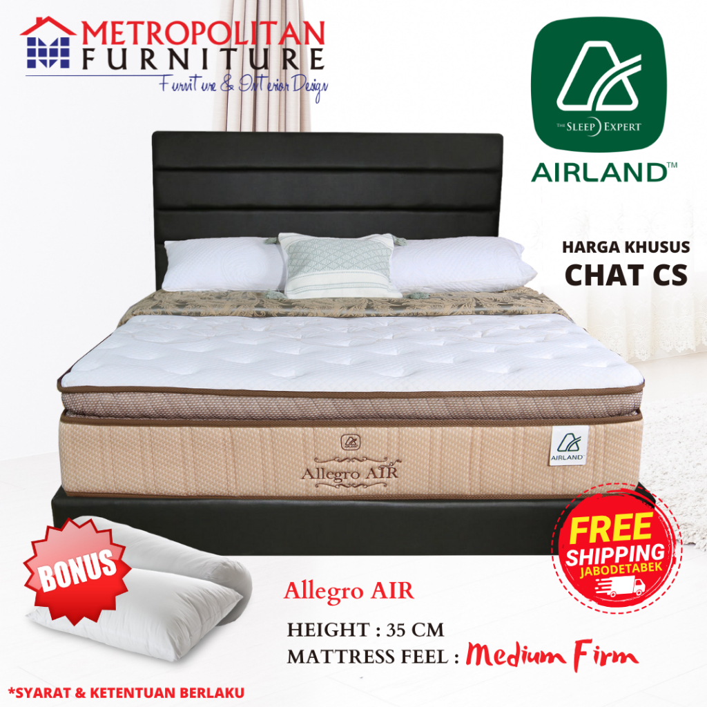 Kasur Springbed Airland Allegro Air Spring bed matras