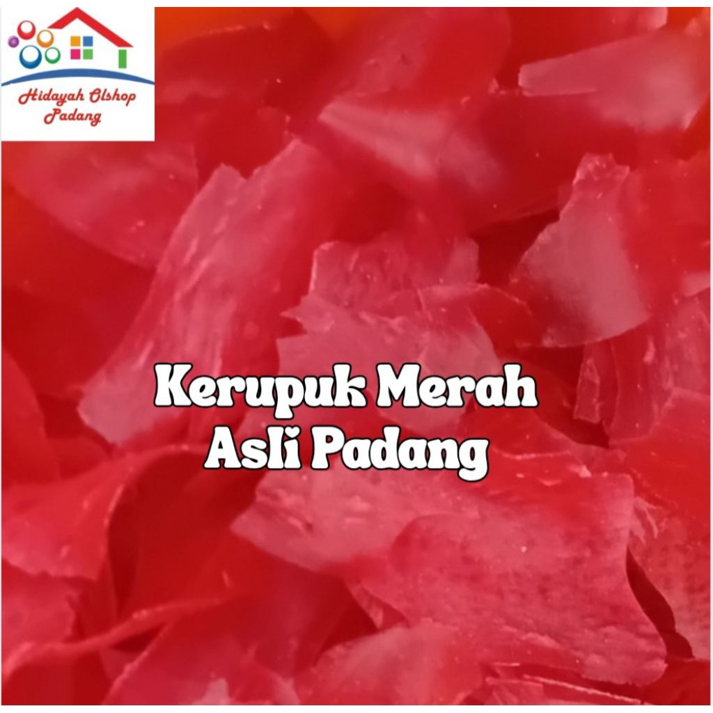 Kerupuk Merah Asli Padang 1 Kg
