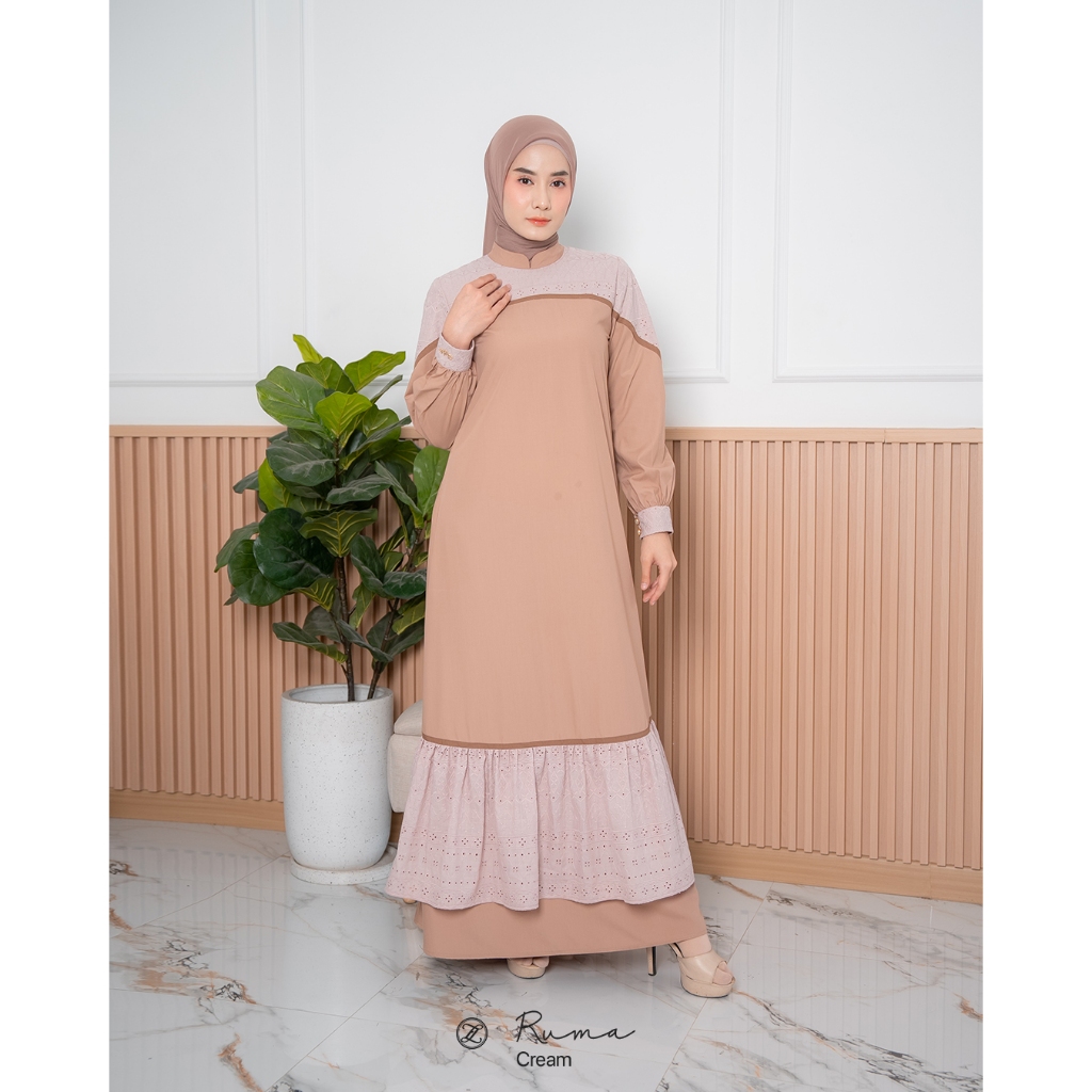 ZALIFA - RUMA DRESS - GAMIS WANITA - FASHION MUSLIM WANITA