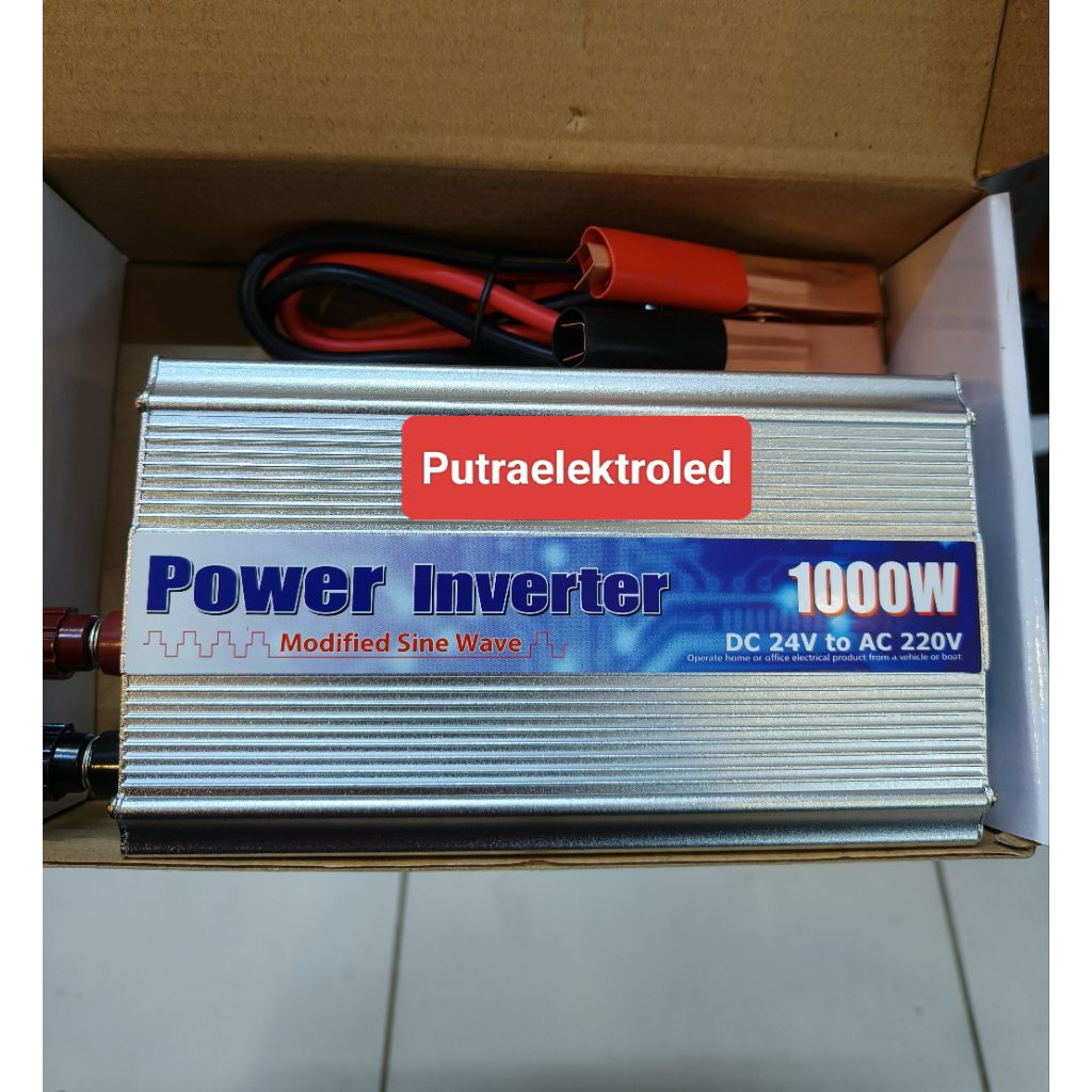 Power Inverter 1000 W DC 24V to AC 220V / inverter DC 24 Volt ke AC 220 Volt