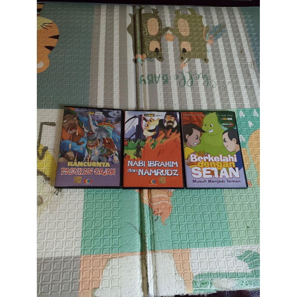 Varian Cartoon Teladan Hancurnya Pasukan Gajah Nabi Ibrahim Dan Namrudz Berkelahi Dg Setan Vcd Or