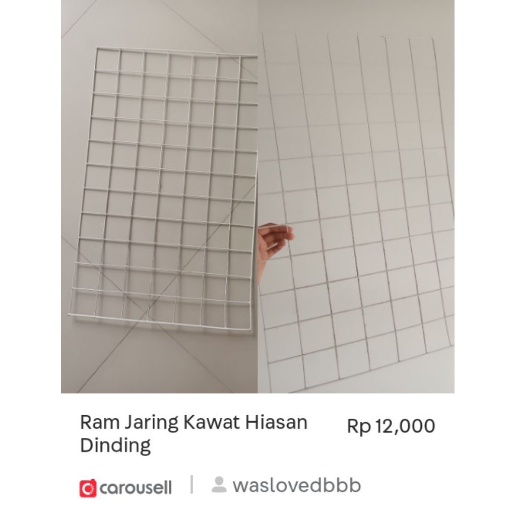 jaring kawat hiasa dinding