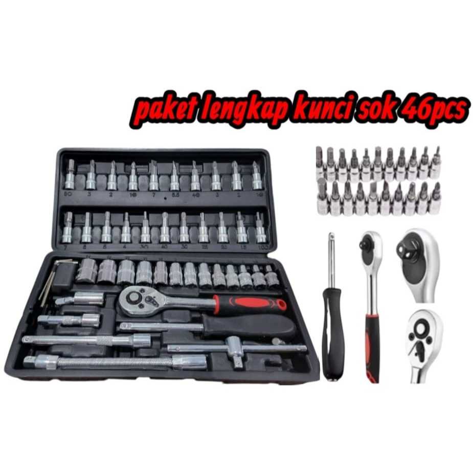 KUNCI SHOCK JLD SET 46PCS