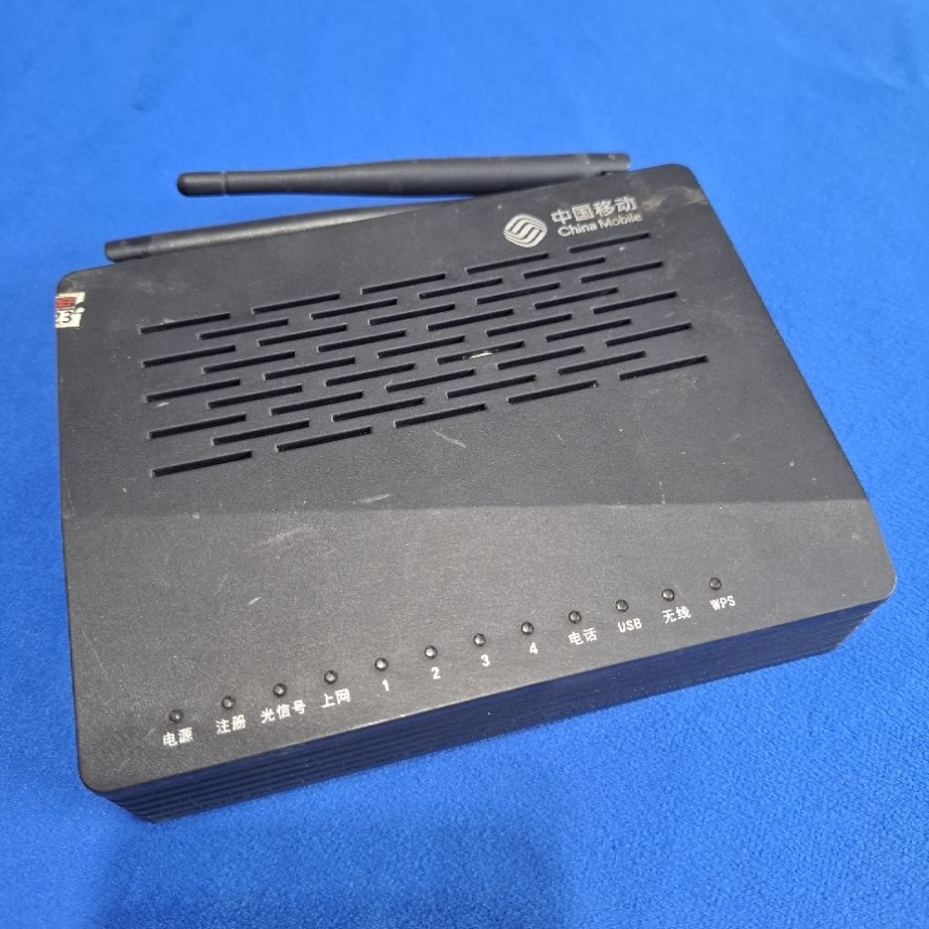 ROUTER CHINA MOBILE XPON HGU BEKAS NORMAL MURAH BATANGAN