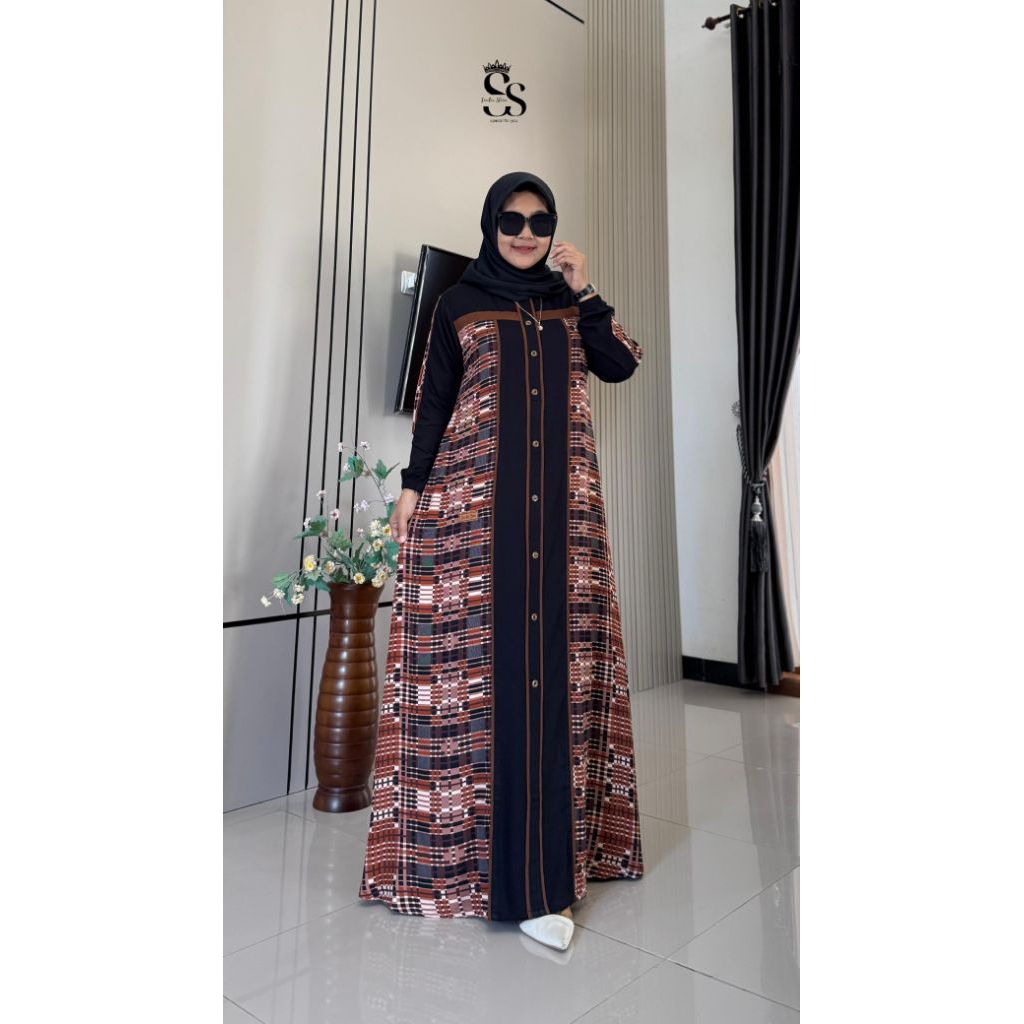 TERBARU DRESS RAYON TWILL UNIQLO ORI SAULIN STORE EDISI BULAN JULI ((READY))