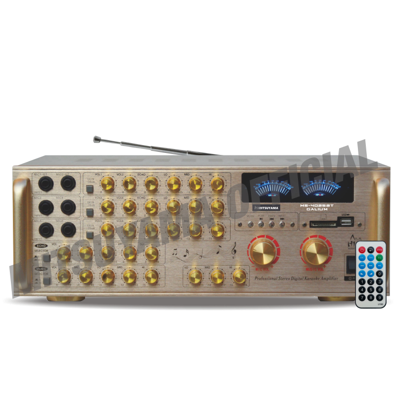POWER AMPLIFIER BLUETOOTH KARAOKE MITSUYAMA (MS-4025BT GALIUM)