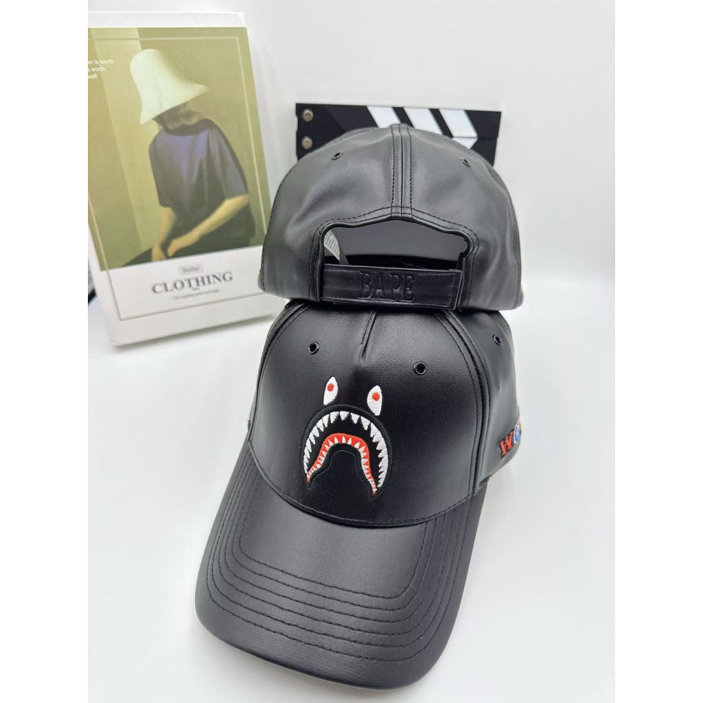 Topi Baeeball Bape Kulit/ Bape Leather