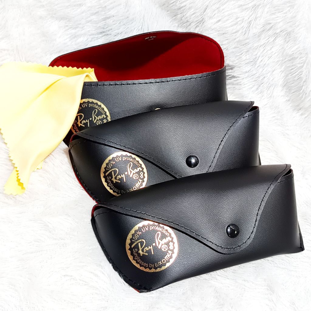 Dompet kulit kacamata Ray-Ban/dompet kacamata/kotak kacamata