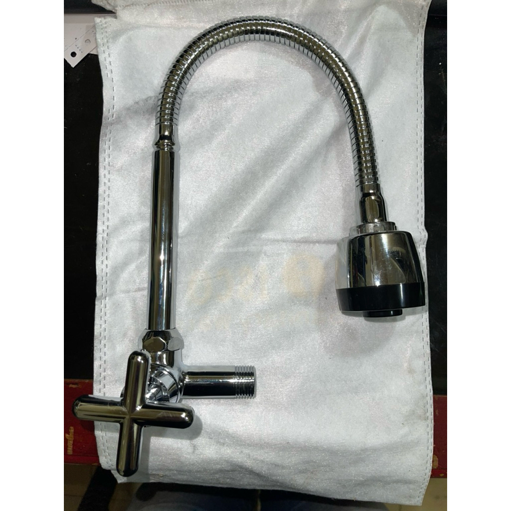 keran kran angsa saringan besar fleksibel 1/2 inci /keran cuci piring stainless steel / kran westafe