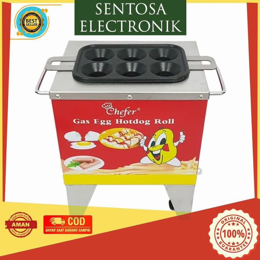 MESIN SOSTEL SOSIS TELUR 6 LUBANG/KOMPOR SOSTEL PAKAI GAS