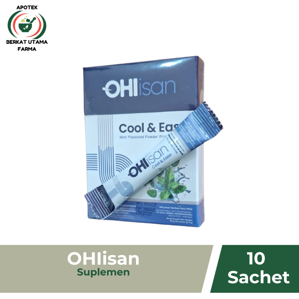 OHIISAN COOL & EASE Mint Flavoured Powder Drink