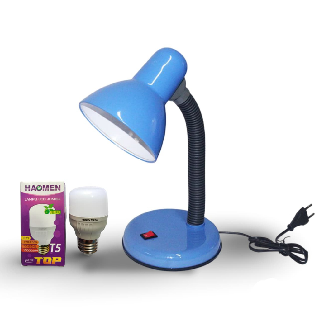 JM-203S + 5W LAMPU MEJA BELAJAR / LAMPU BACA