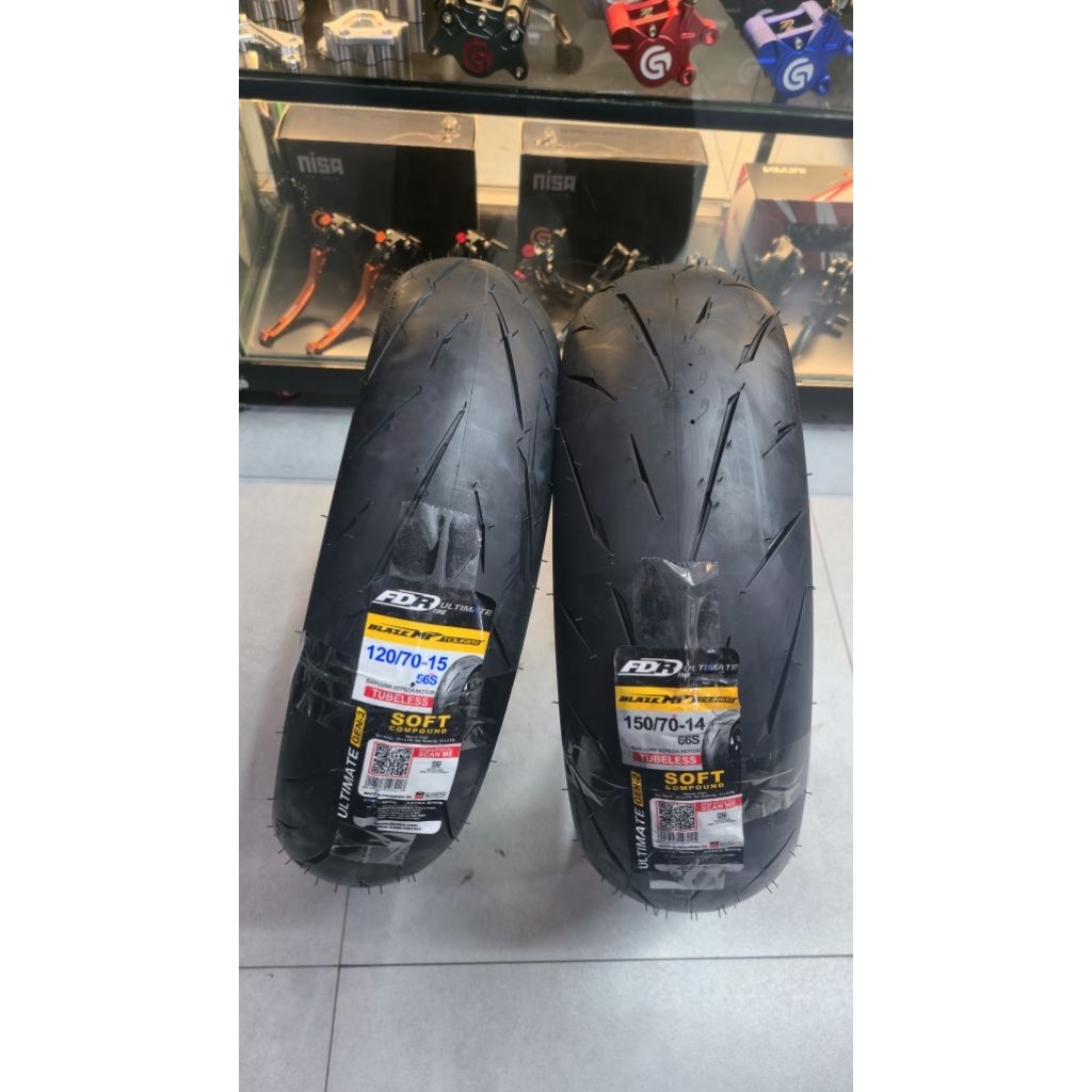 Ban xmax FDR blaze MP tourer 120/70 R15 150/70 R14 soft compound terbaru ban FORZA