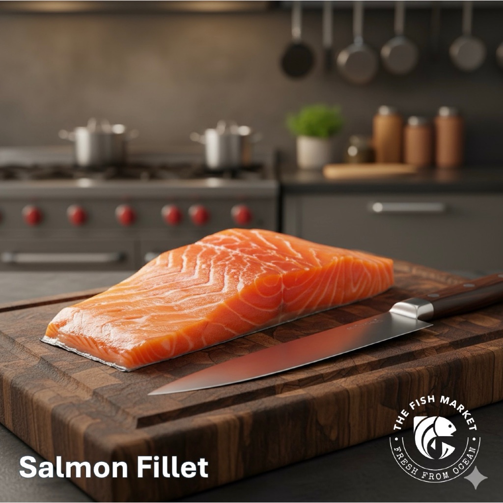 Ikan Salmon Fresh Trout Norwegia Fillet 1kg