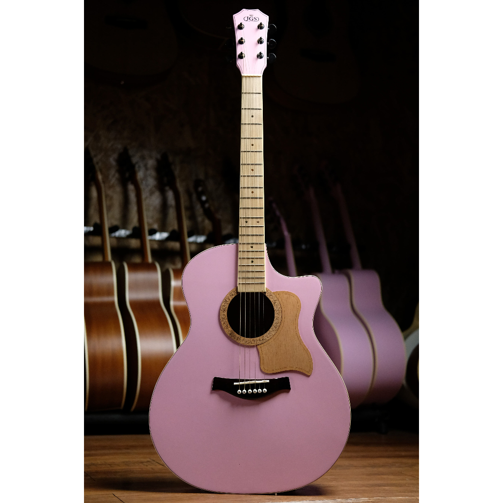 GITAR AKUSTIK/AKUSTIK ELEKTRIK JGS TR 01 PK (PINK)