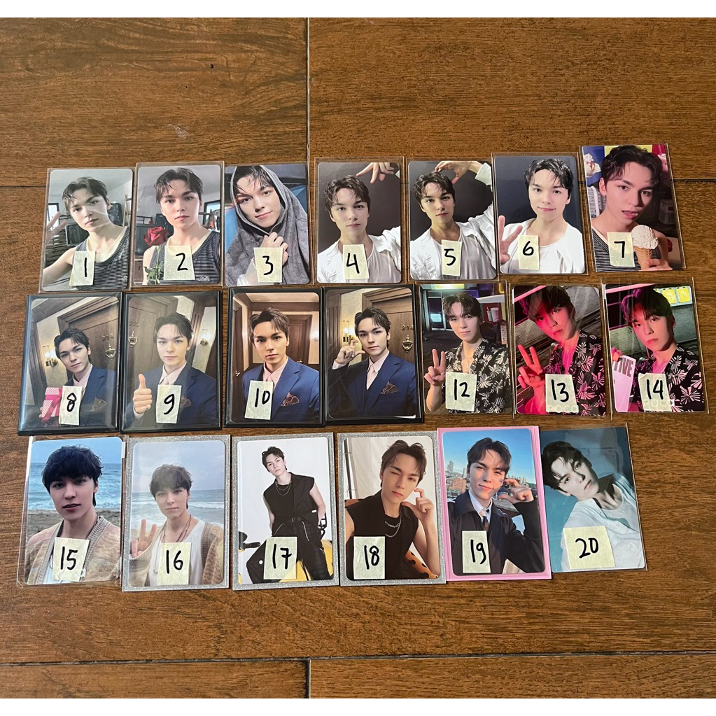 READY PHOTOCARD OFFICIAL VERNON SPILL THE FEELS STF HANDUK