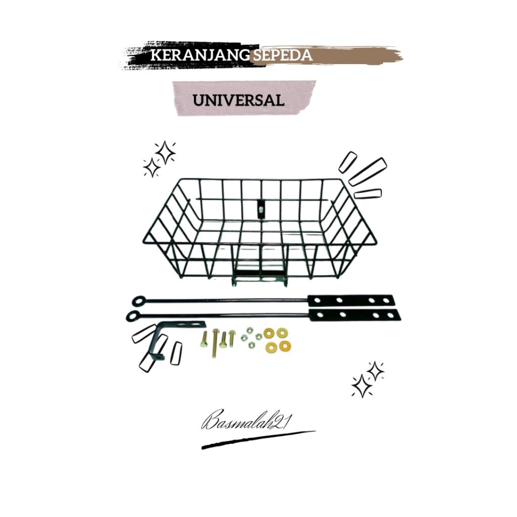 KERANJANG DEPAN SEPEDA UNIVERSAL/KERANJANG SEPEDA
