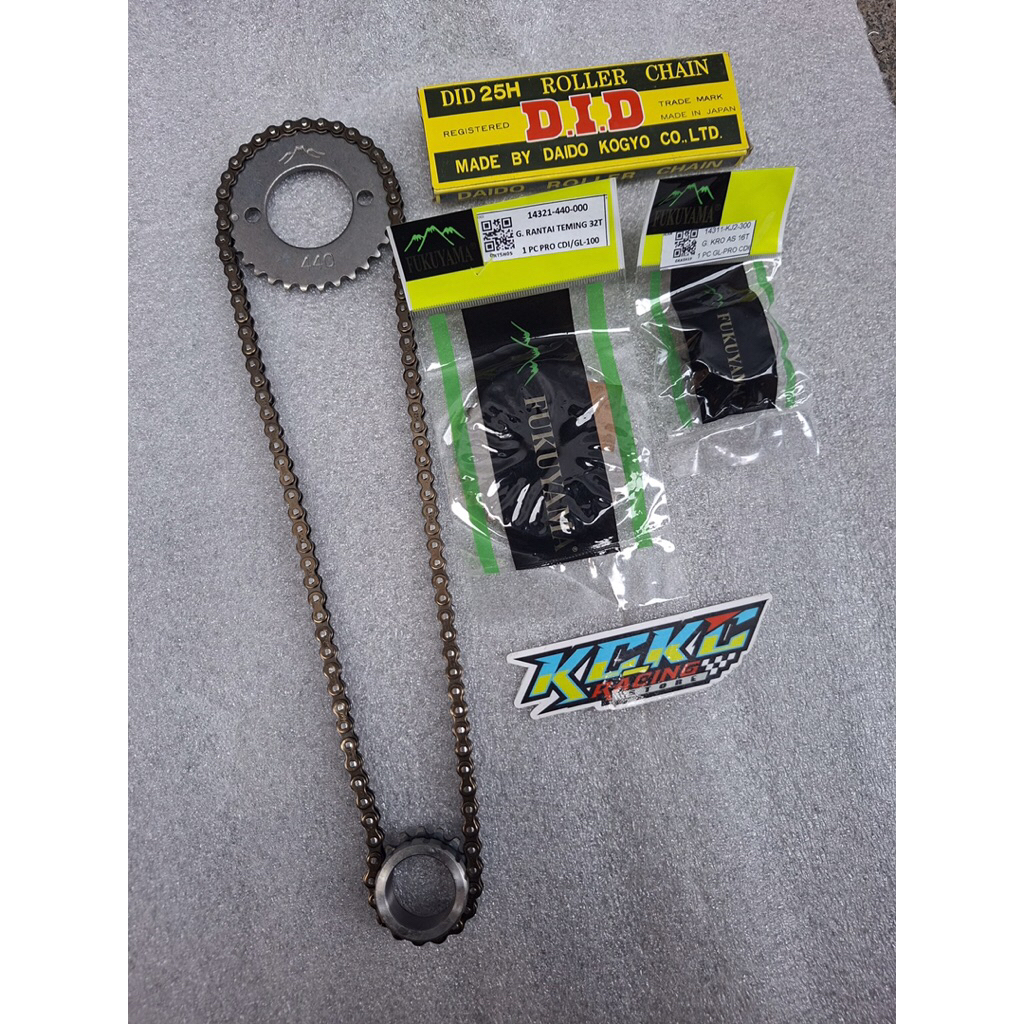 RANTAI KETENG RANTAI KAMPRAT SERIES 100L 102L 104L RANTAI DID TIMING FUKUYAMA TIPE RANTAI KC_KC RACI