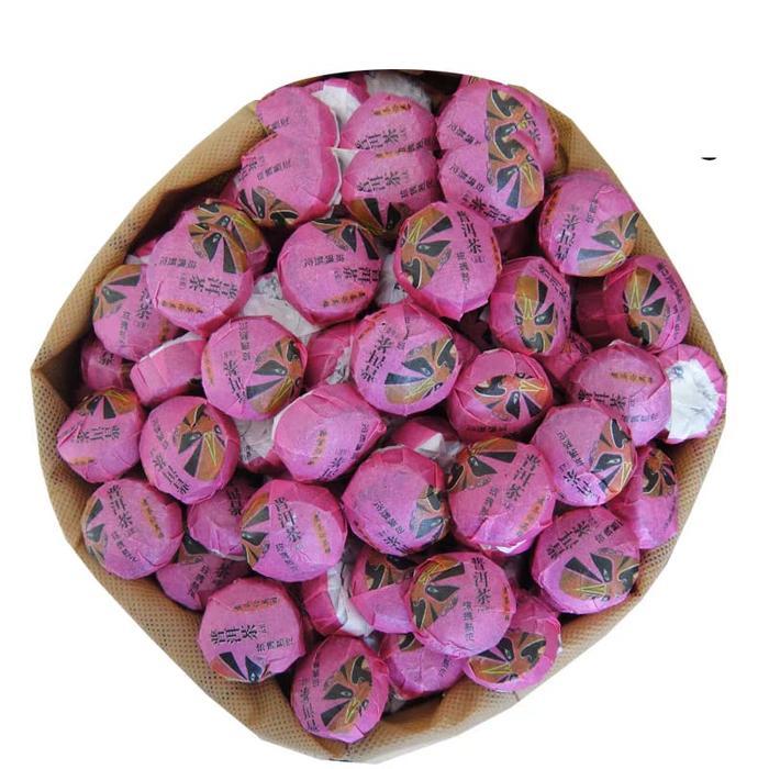 Chinese Tea Pu Er Rose Tea Teh Pu Er Cha Teh Pu Er Rose Citrus Teh PurEr Mini Puer