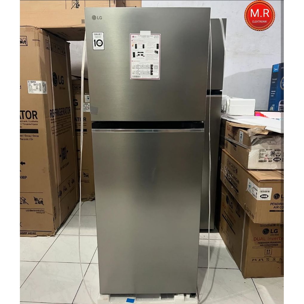 KULKAS LG 2 PINTU JUMBO 315 LITER GN-B315PFFB GARANSI RESMI 10 TAHUN
