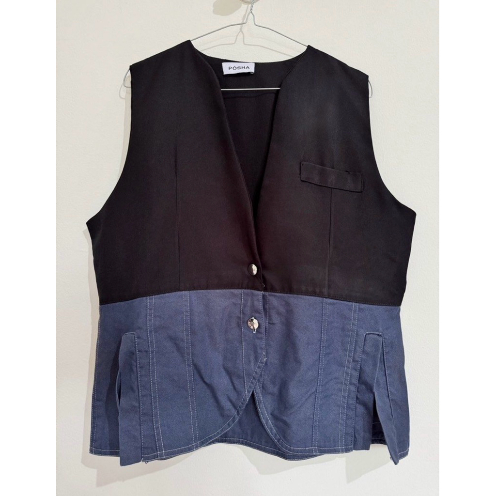 Vest Black Denim (PRLEOVED)