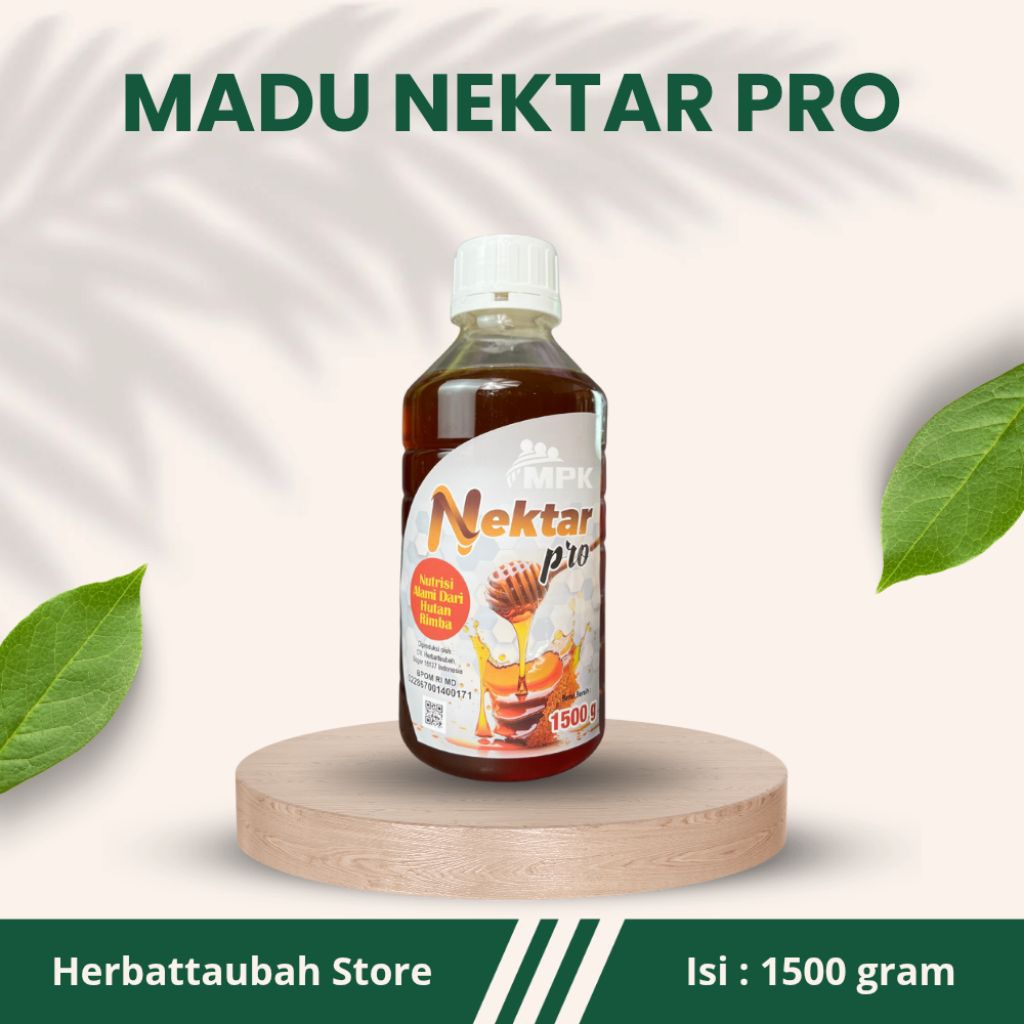 Madu Nektar Pro MPK Madu Hutan Asli Madu Asli Nektar Terbaik Madu 1500 Gram