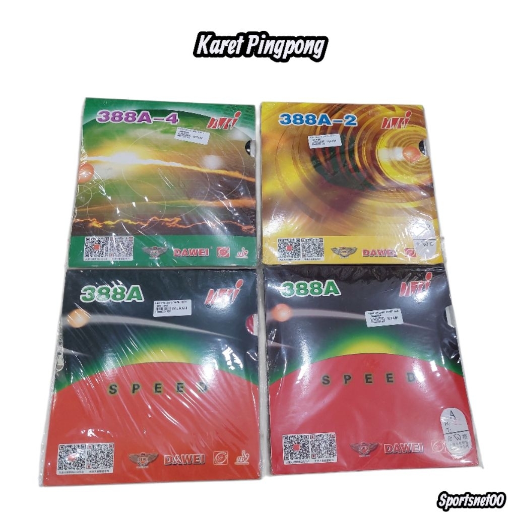 Karet Pingpong Tenis Meja Rubber Dawei 388A-2
Original