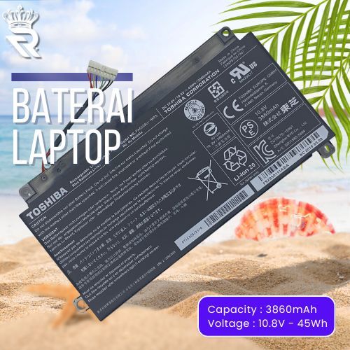 Baterai For Laptop Toshiba E45 E45W P50W P55W L55W CB35-B PA5208 PA5208U - Garansi