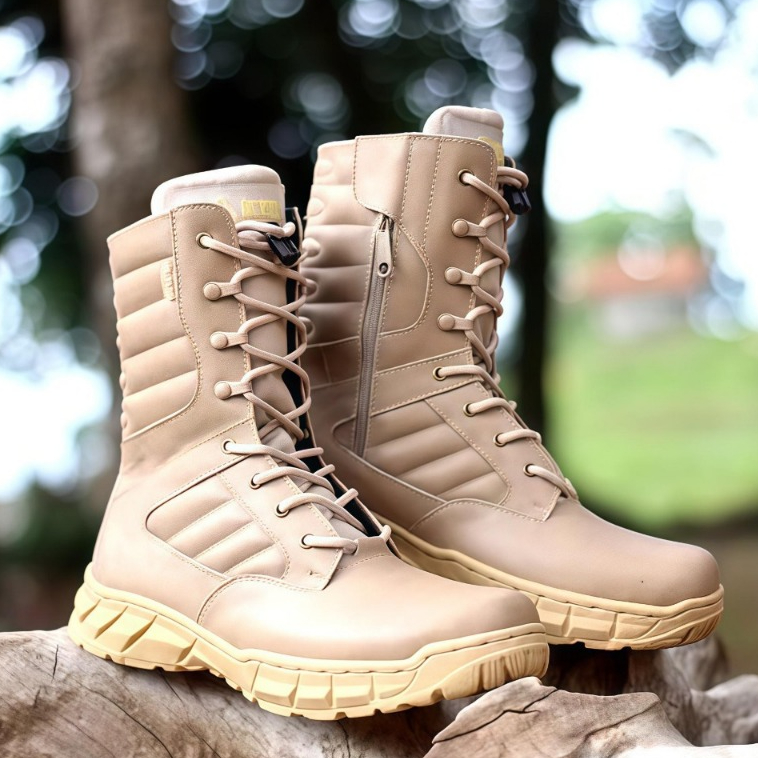 Sepatu PDL Kulit Asli Model Gurun