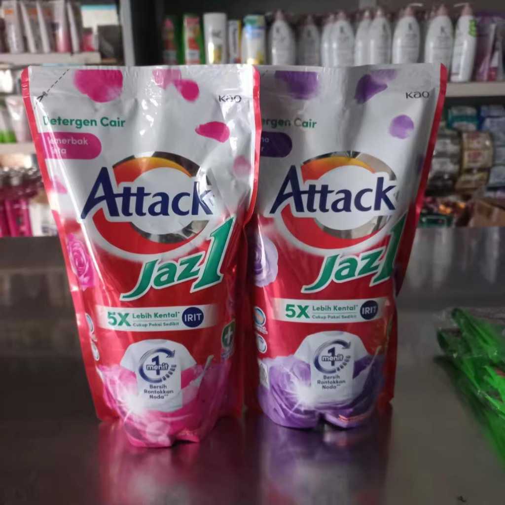 attack jazz 1 deterjen cair 700ml semerbak cinta