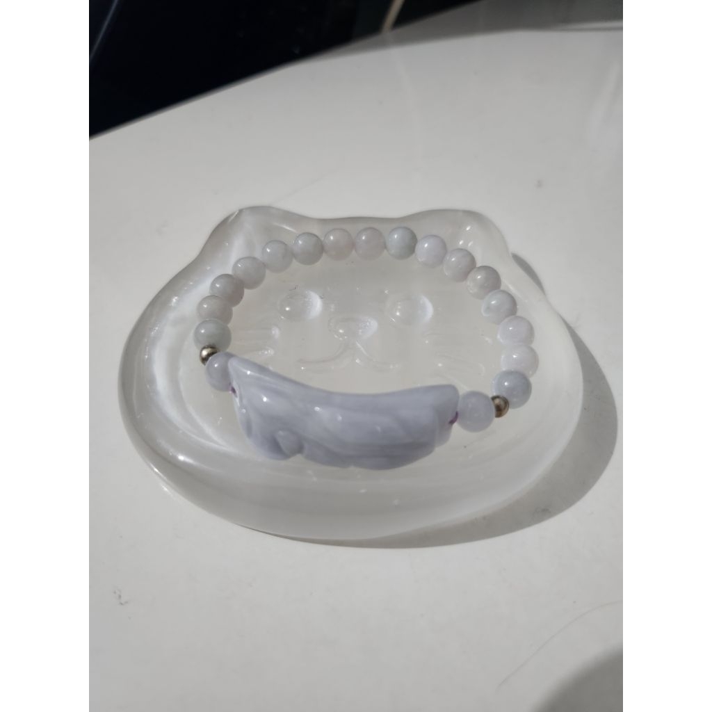 Gelang giok pixiu ungu