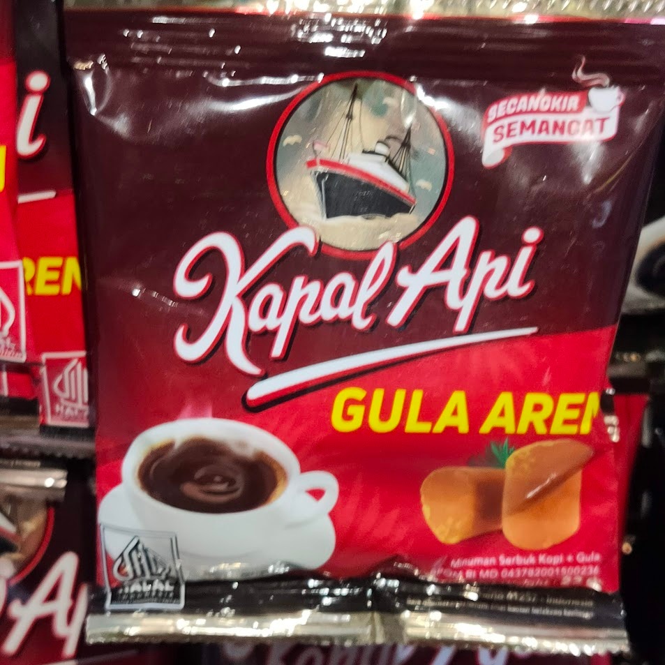 Kopi Kapal Api Gula Aren renceng isi 10 sachet