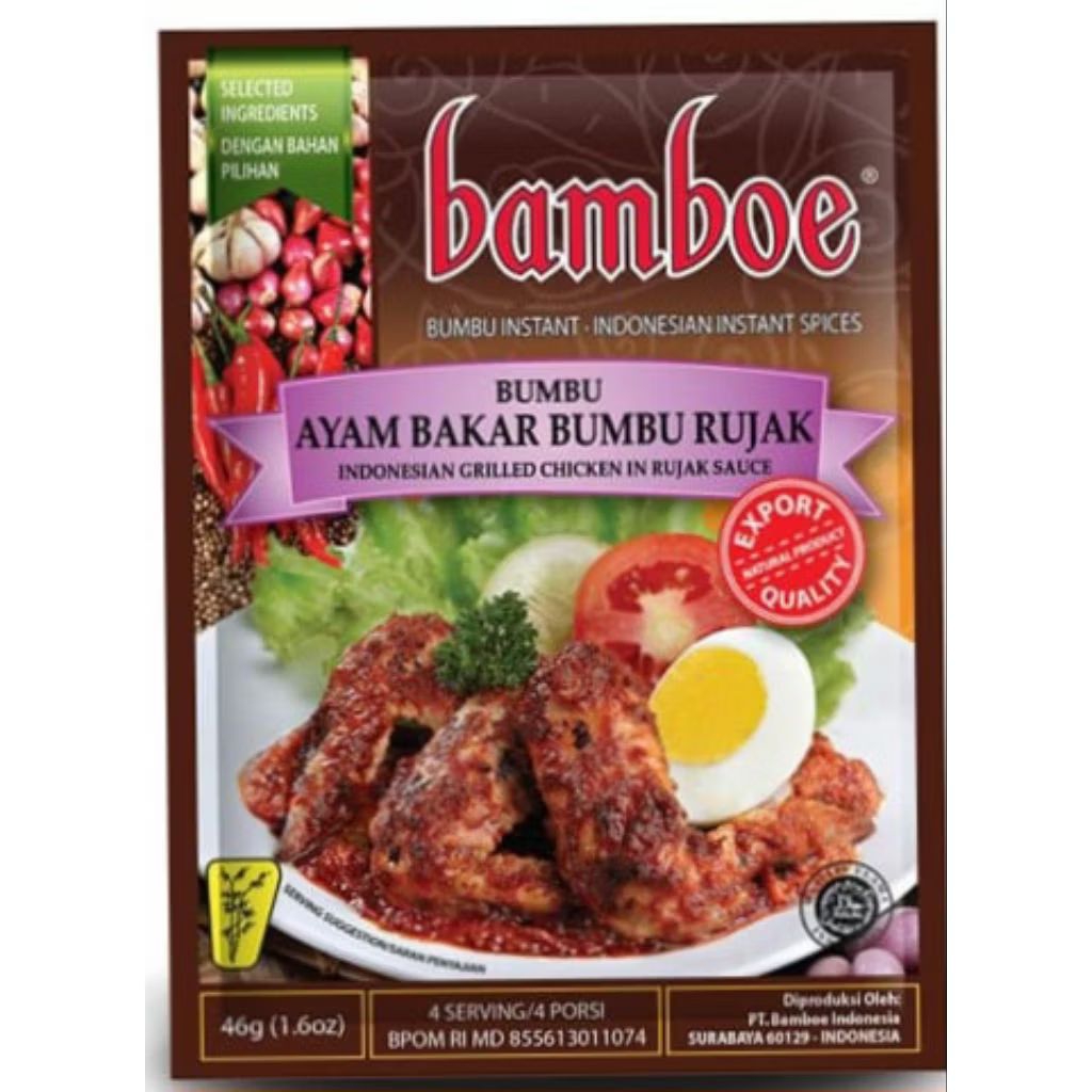 BUMBU BAMBOE AYAM BAKAR BUMBU RUJAK