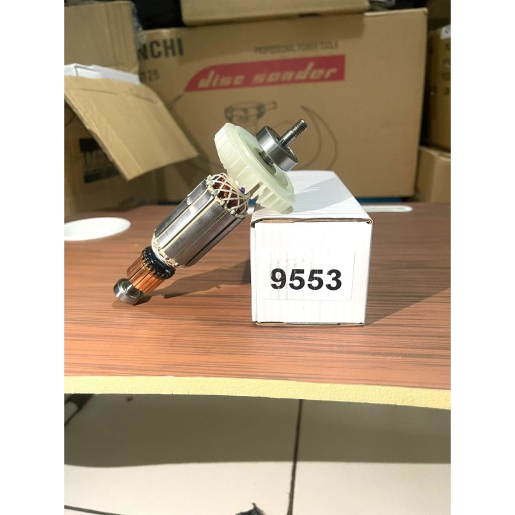 BISA COD ARMATURE ANGKER MESIN GERINDA MAKITA 9553B 9553NB / ROTOR GERINDA MAKITA 9553NB